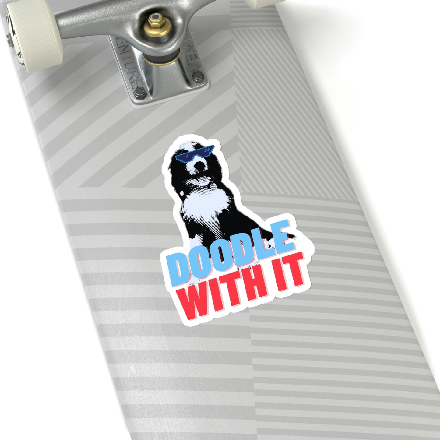Doodle With It: Bernedoodle Kiss-Cut Stickers - Beast Llama Clothing - Be the Beast