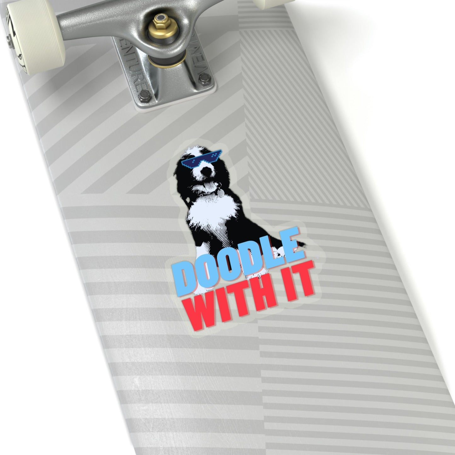 Doodle With It: Bernedoodle Kiss-Cut Stickers - Beast Llama Clothing - Be the Beast