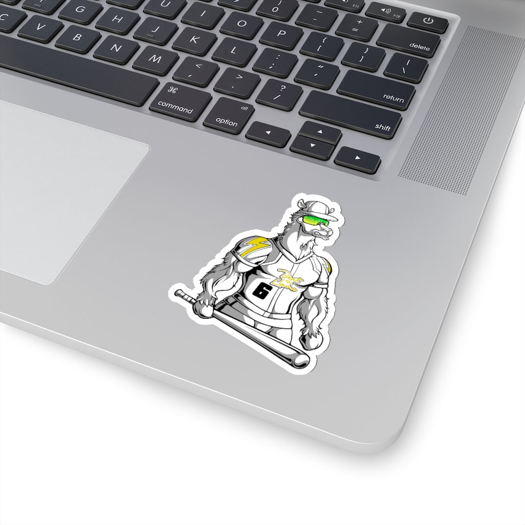 Baseball Llama Kiss-Cut Stickers - Beast Llama Clothing - Be the Beast