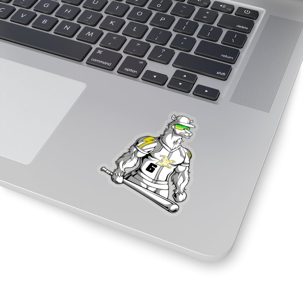 Baseball Llama Kiss-Cut Stickers - Beast Llama Clothing - Be the Beast