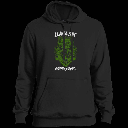 Llama Six - Green Logo Heavy Pullover Hoodie - Beast Llama Clothing - Be the Beast