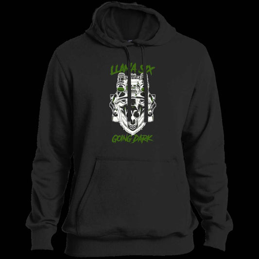Llama Six - White Logo Heavy Pullover Hoodie - Beast Llama Clothing - Be the Beast