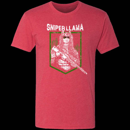 Sniper Llama - Tri-blend T-Shirt - Beast Llama Clothing - Be the Beast